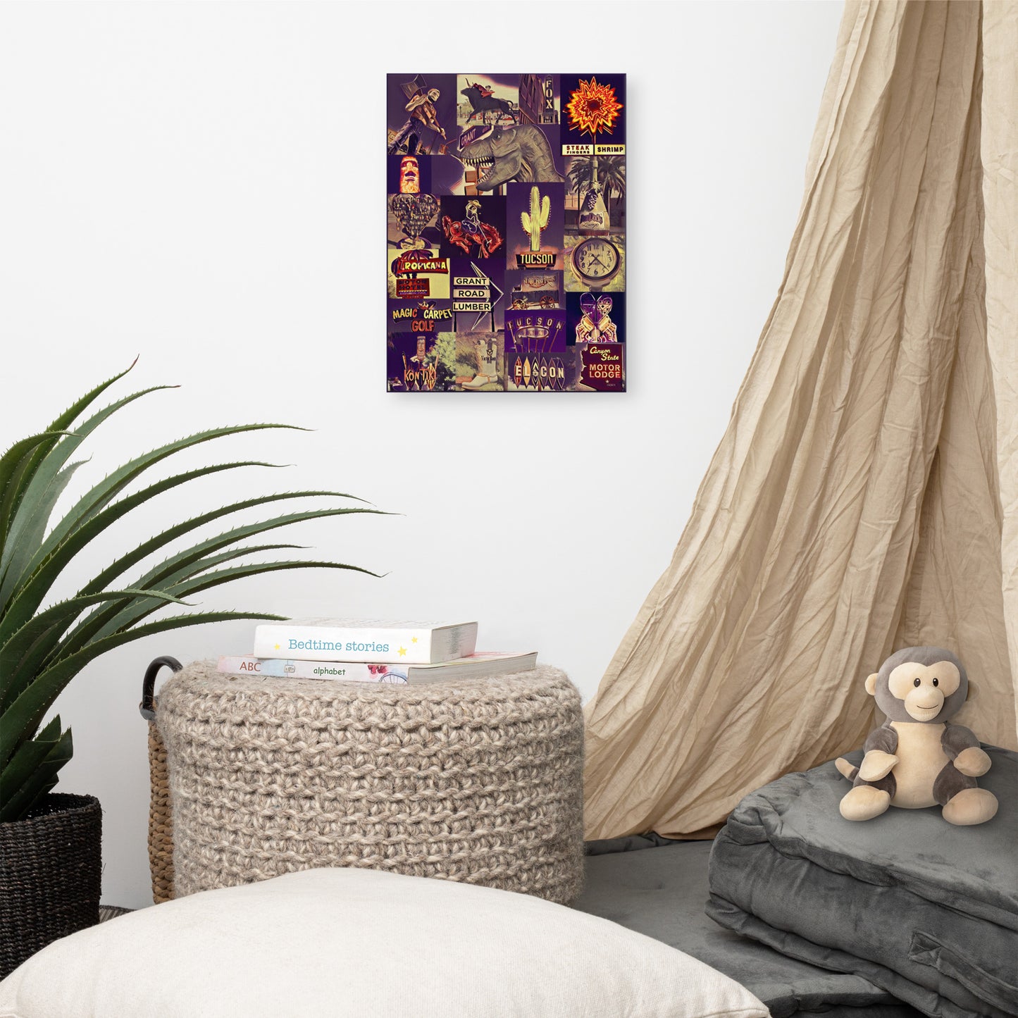 Tucson Icons by Enrique Aldana | Wrapped Canvas