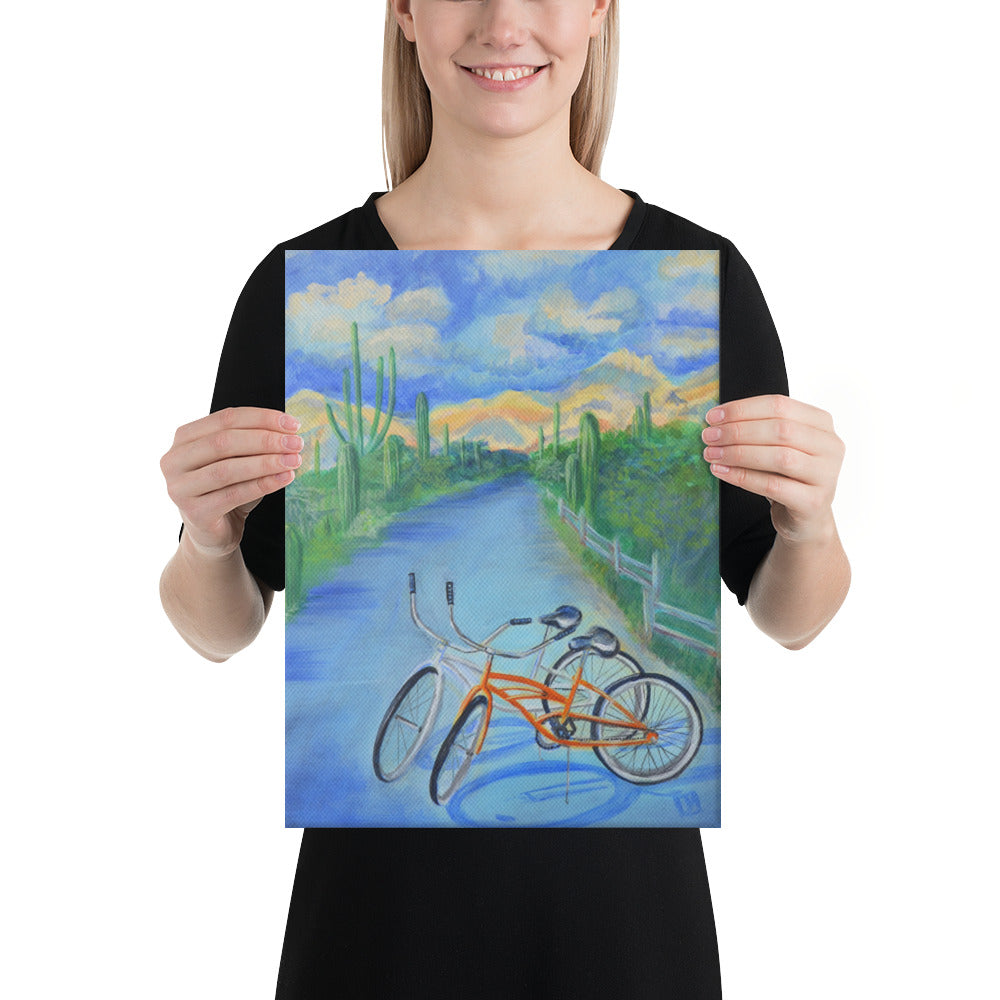 Bikes by Julie Bonner | Wrapped Canvas