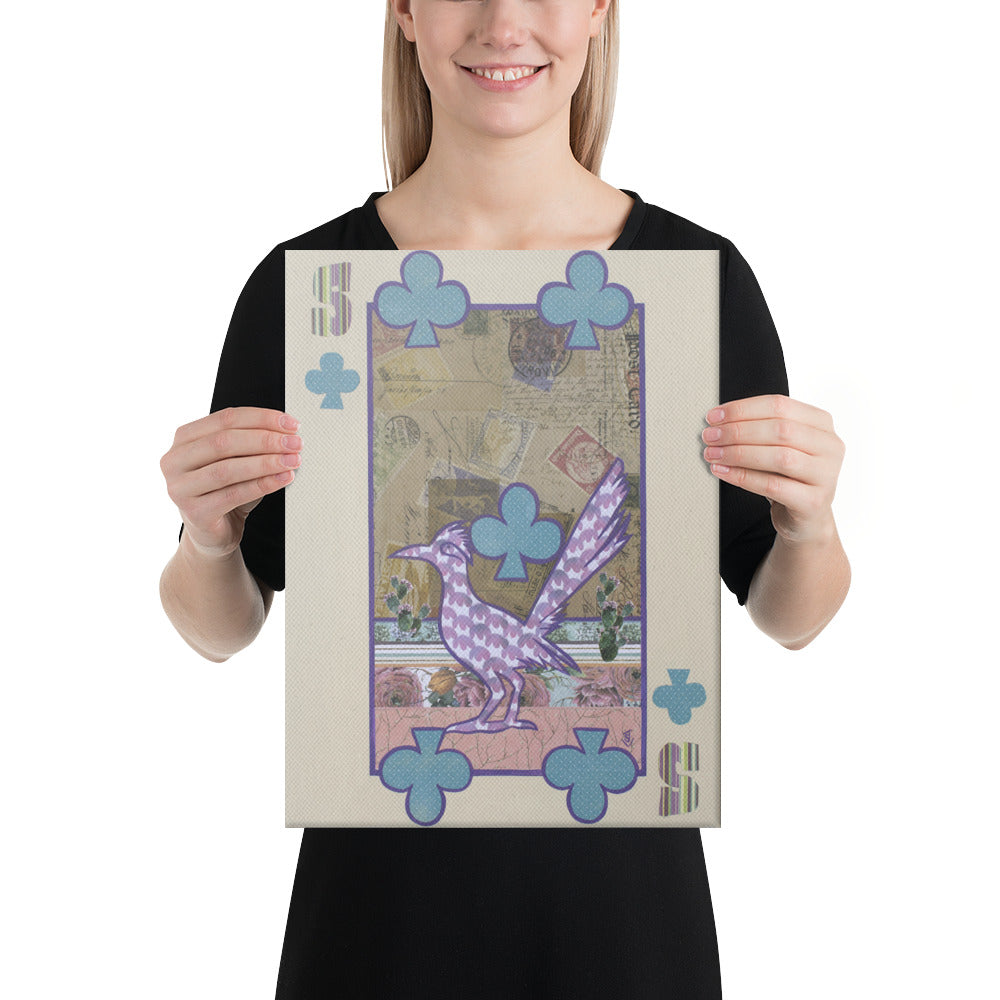 Five of Clubs by Suzanne Villella | Wrapped Canvas