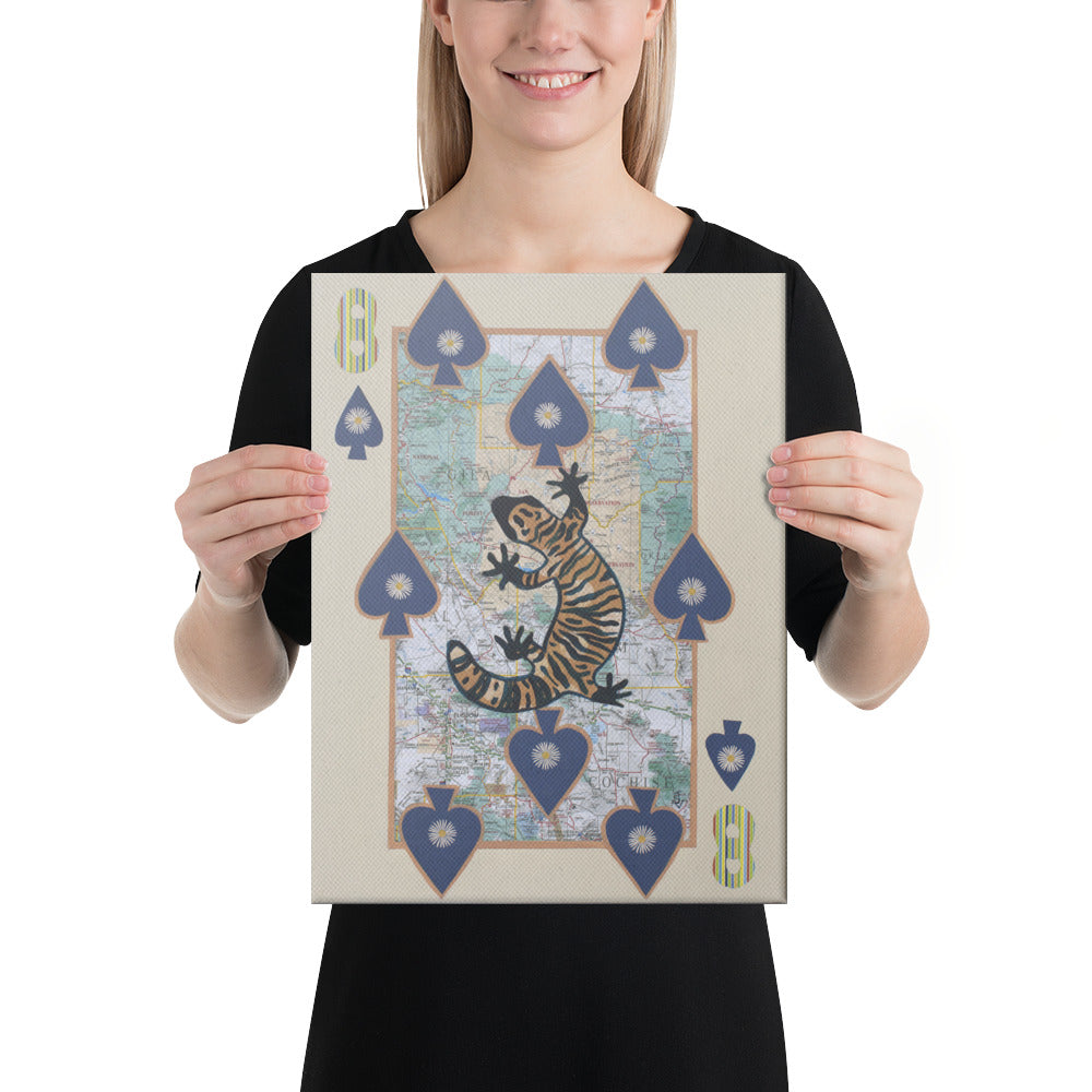 Eight of Spades by Suzanne Villella | Wrapped Canvas