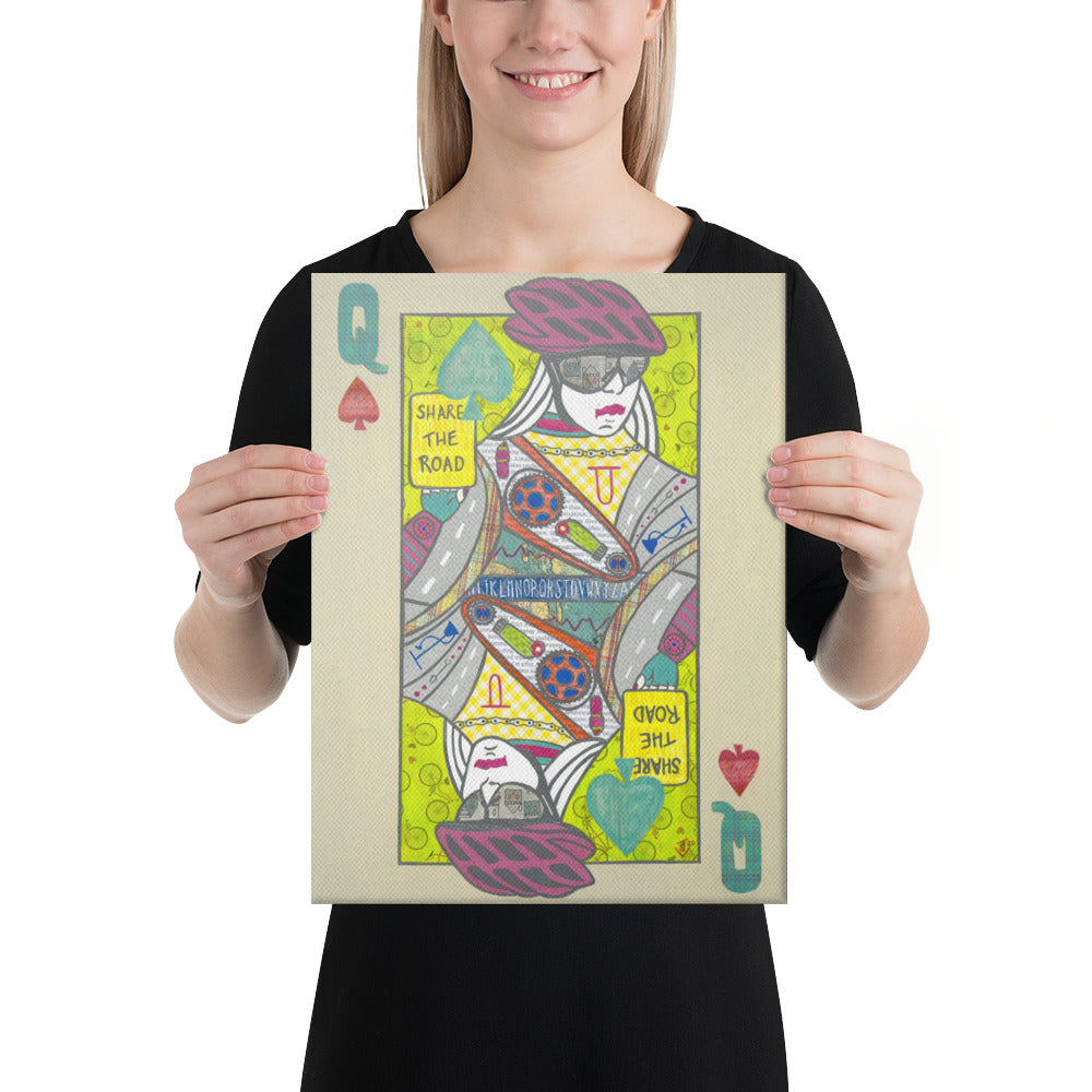 Queen of Spades by Suzanne Villella | Wrapped Canvas