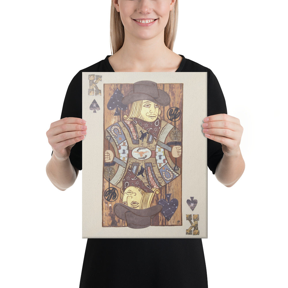 King of Spades by Suzanne Villella | Wrapped Canvas