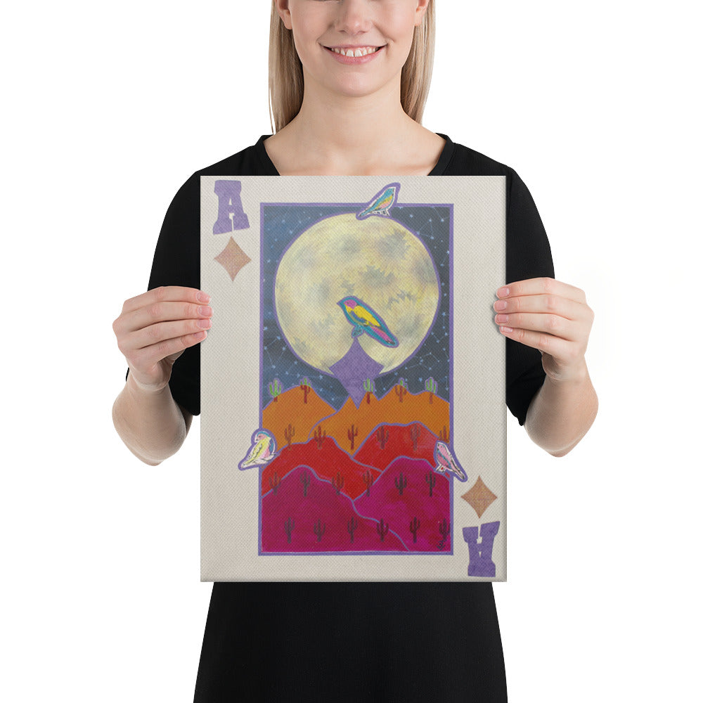 Ace of Diamonds by Suzanne Villella | Wrapped Canvas