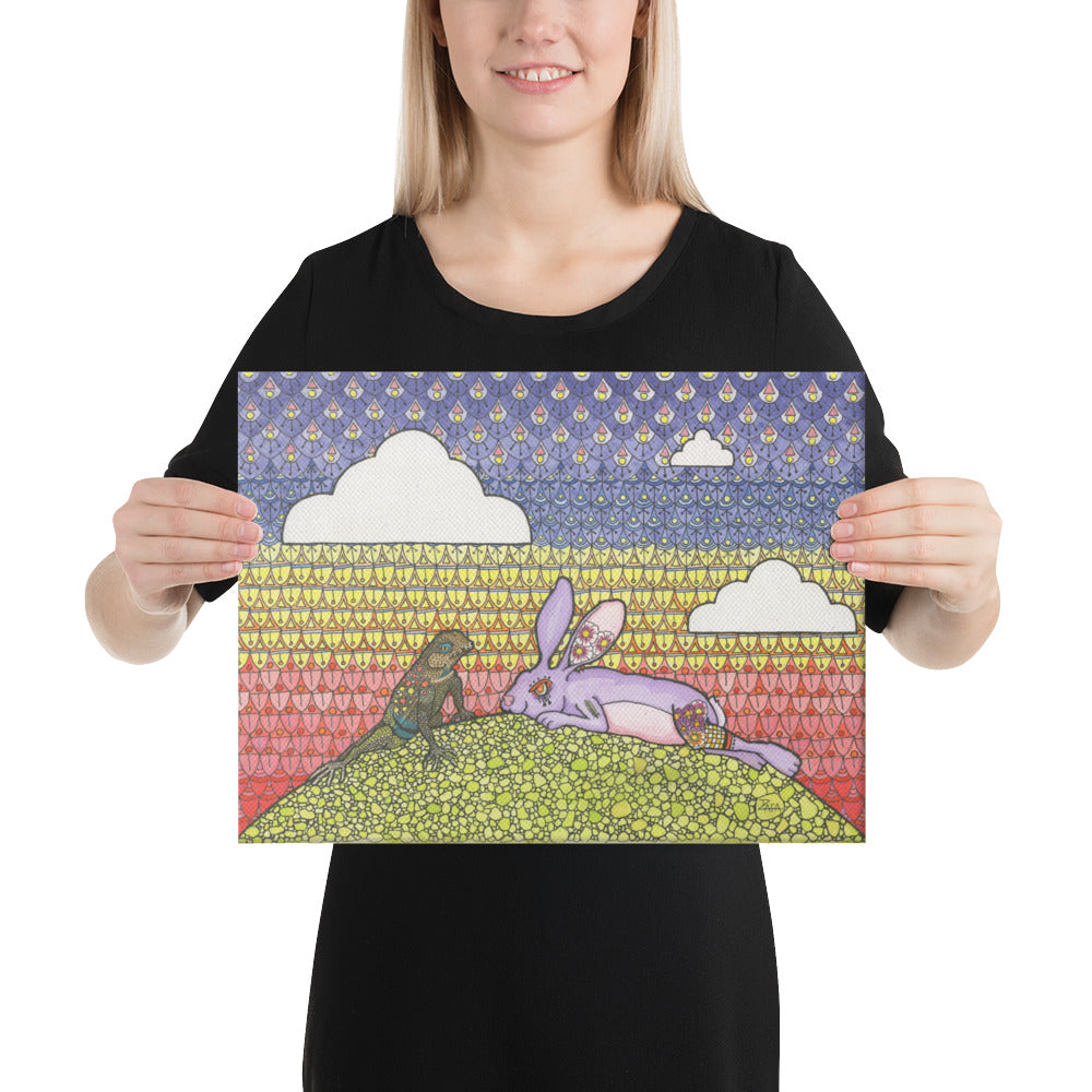 Peeps by Ralph Philabaum | Wrapped Canvas