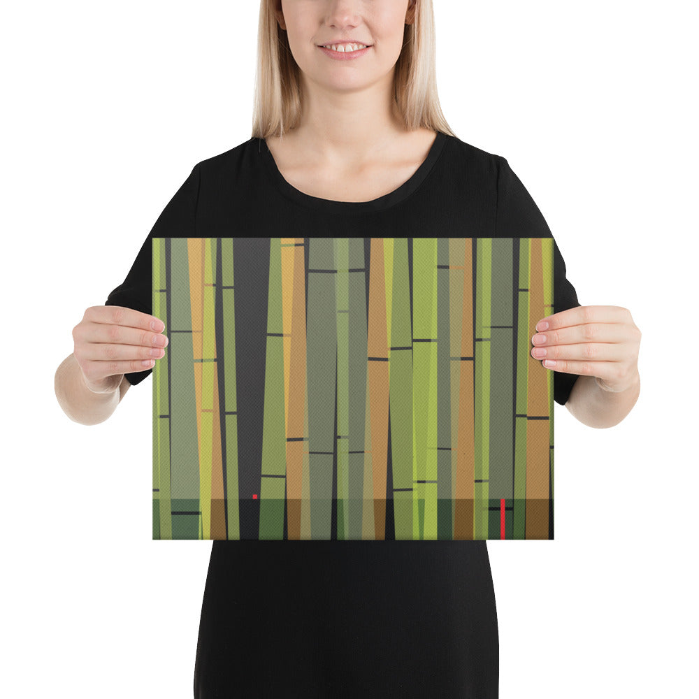 BambooScape by Damon Leverett | Wrapped Canvas