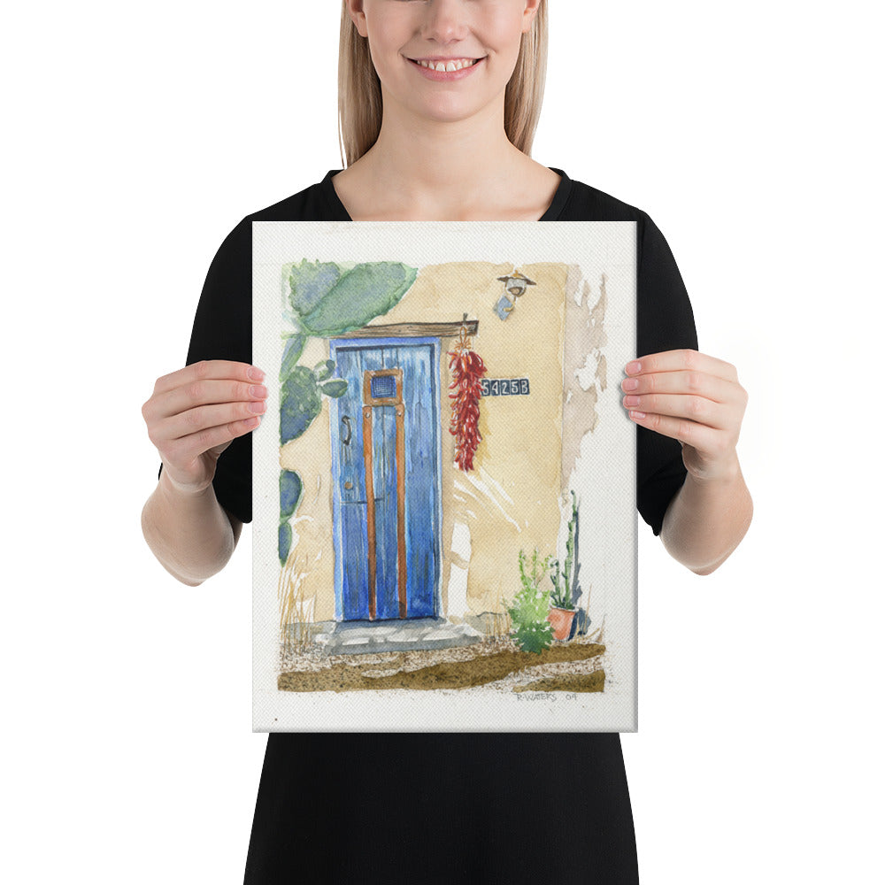 Blue Door Ft Lowell by Rob Waters | Wrapped Canvas