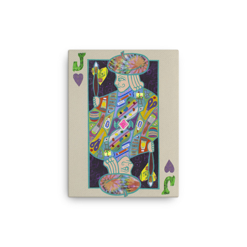 Jack of Hearts by Suzanne Villella | Wrapped Canvas