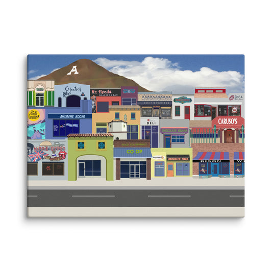 Historic 4th Ave by Mike Berren | Wrapped Canvas