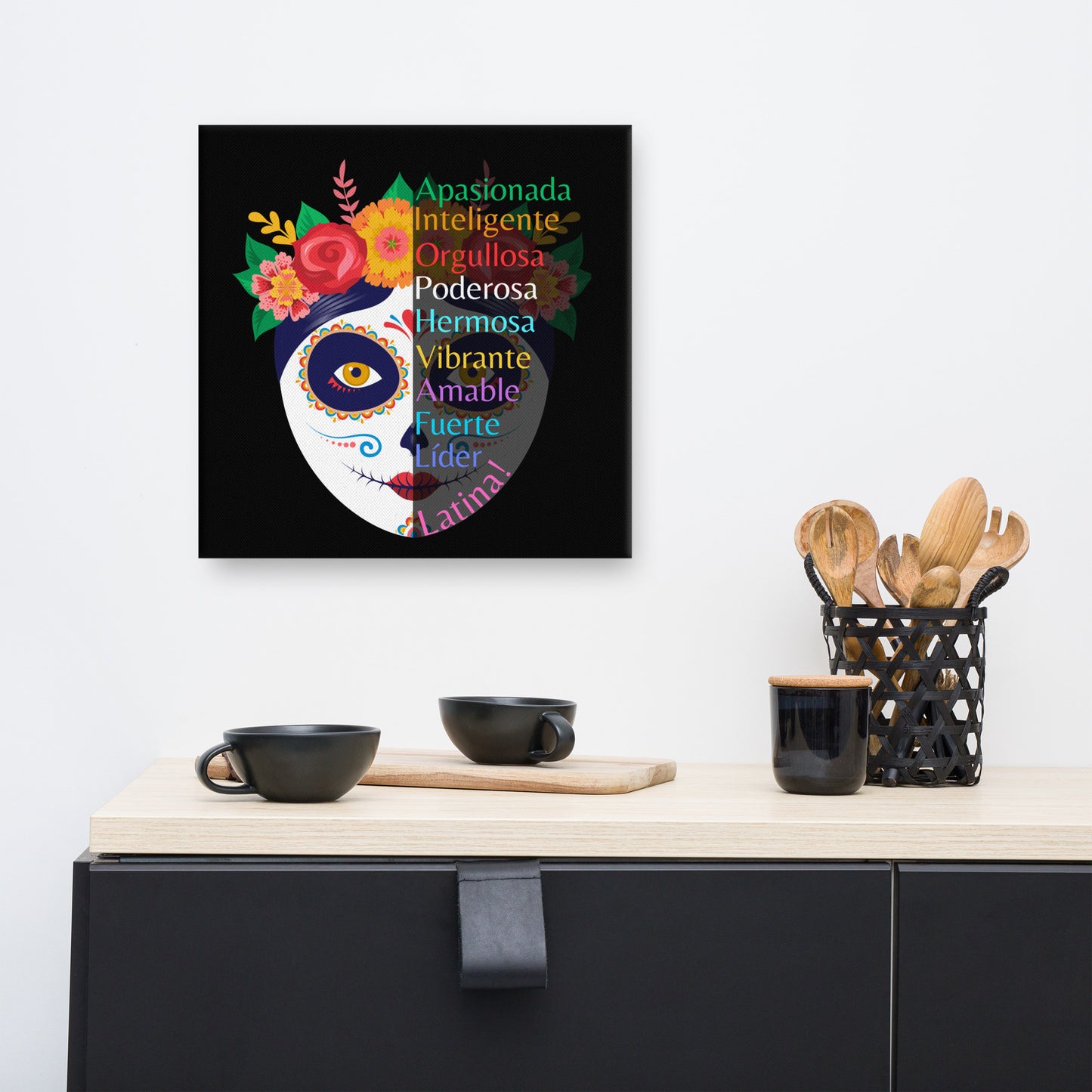 Latina by Enrique Aldana | Wrapped Canvas