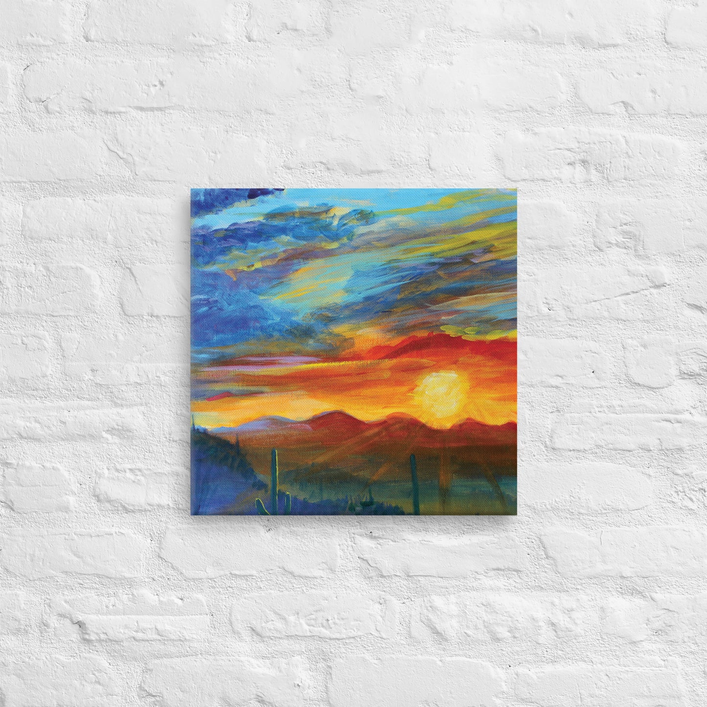 Tucson Evening by Julie Bonner | Wrapped Canvas