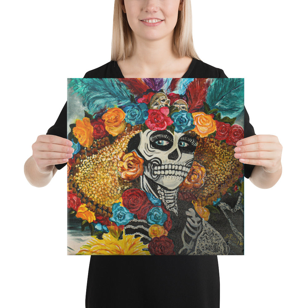 La Catrina by Andrea Rodriguez | Wrapped Canvas