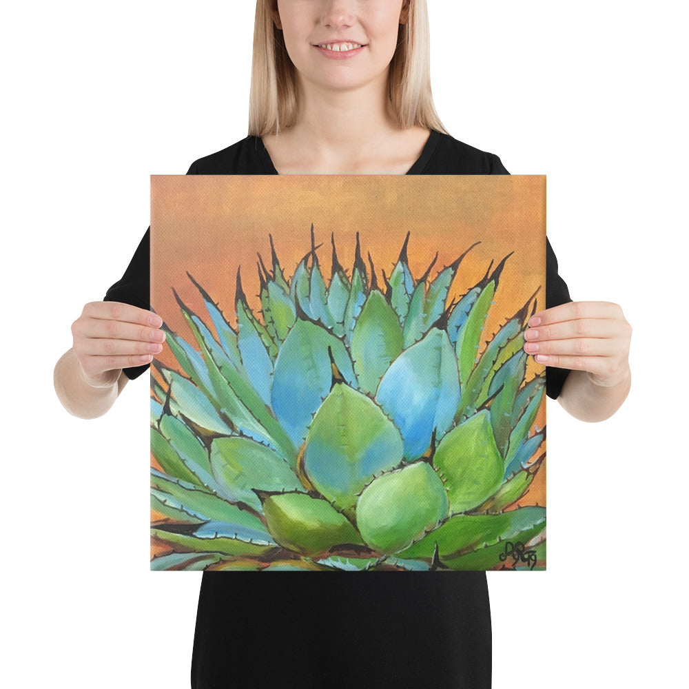 Blue Agave by Andrea Rodriguez | Wrapped Canvas Print