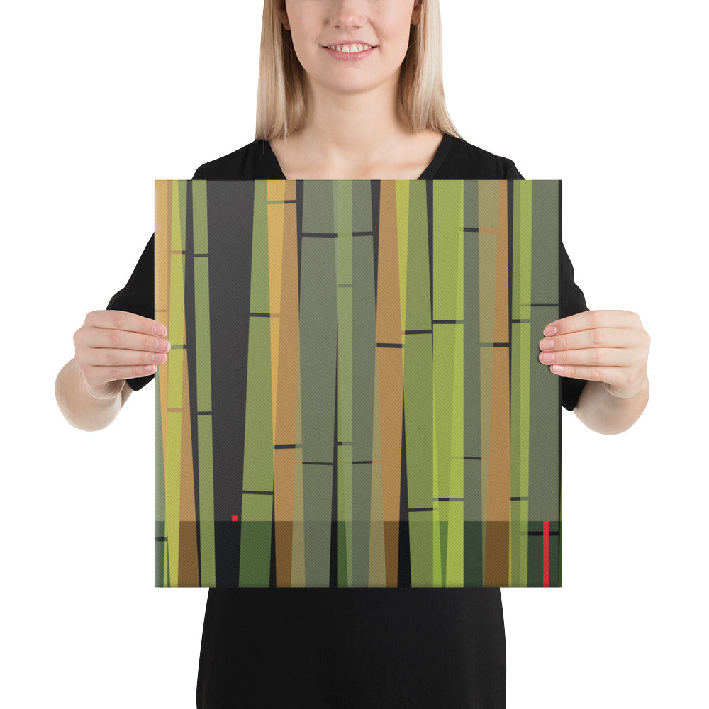 BambooScape by Damon Leverett | Wrapped Canvas