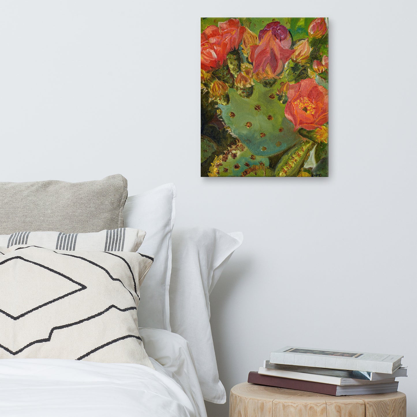 The Blooming Opuntia by Andrea Rodriguez | Wrapped Canvas