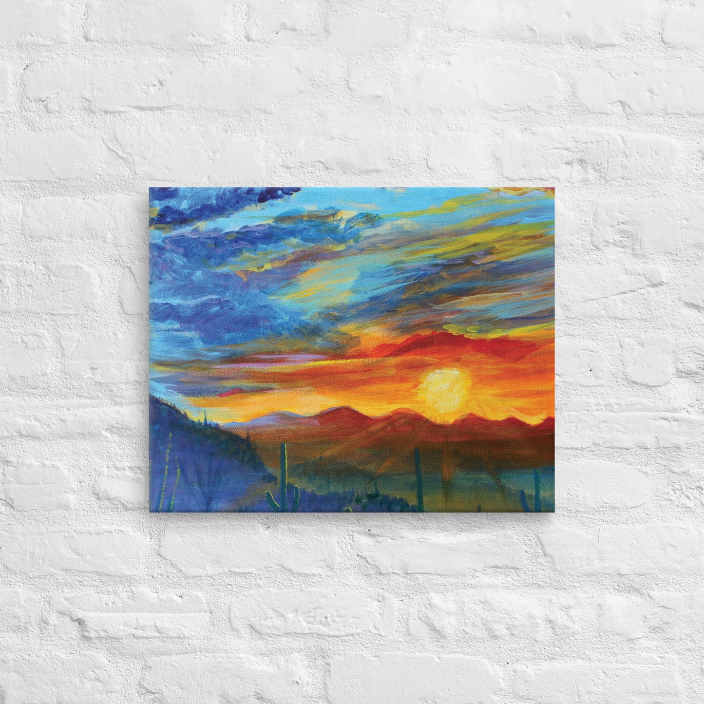 Tucson Evening by Julie Bonner | Wrapped Canvas