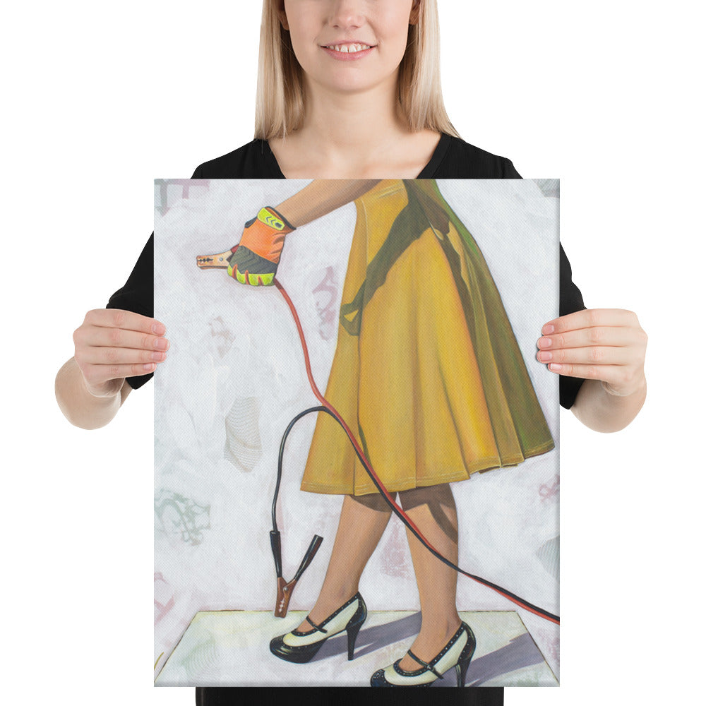 Self Starter by Kathleen Arthur | Wrapped Canvas