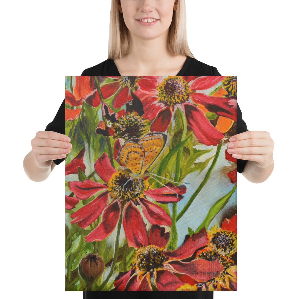 The Morning Garden by Andrea Rodriguez | Wrapped Canvas