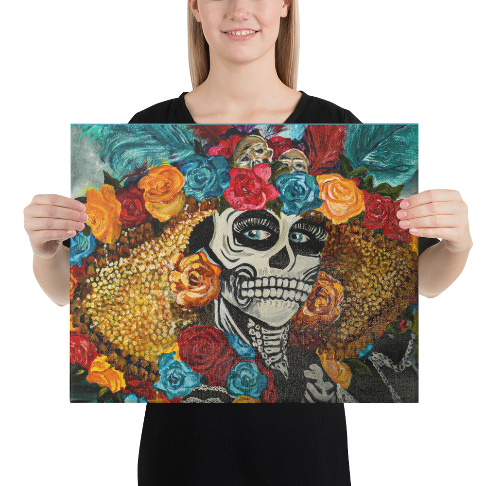 La Catrina by Andrea Rodriguez | Wrapped Canvas