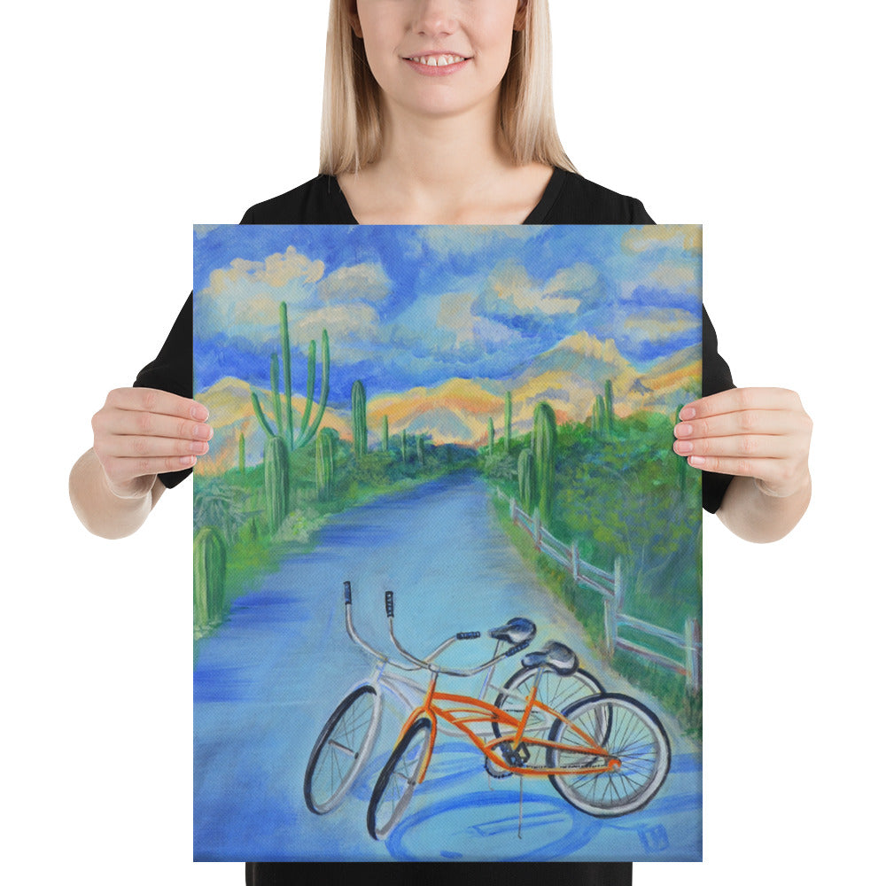 Bikes by Julie Bonner | Wrapped Canvas