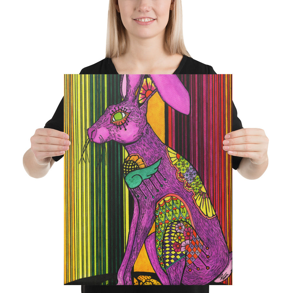 Slopoke by Ralph Philabaum - Wrapped Canvas