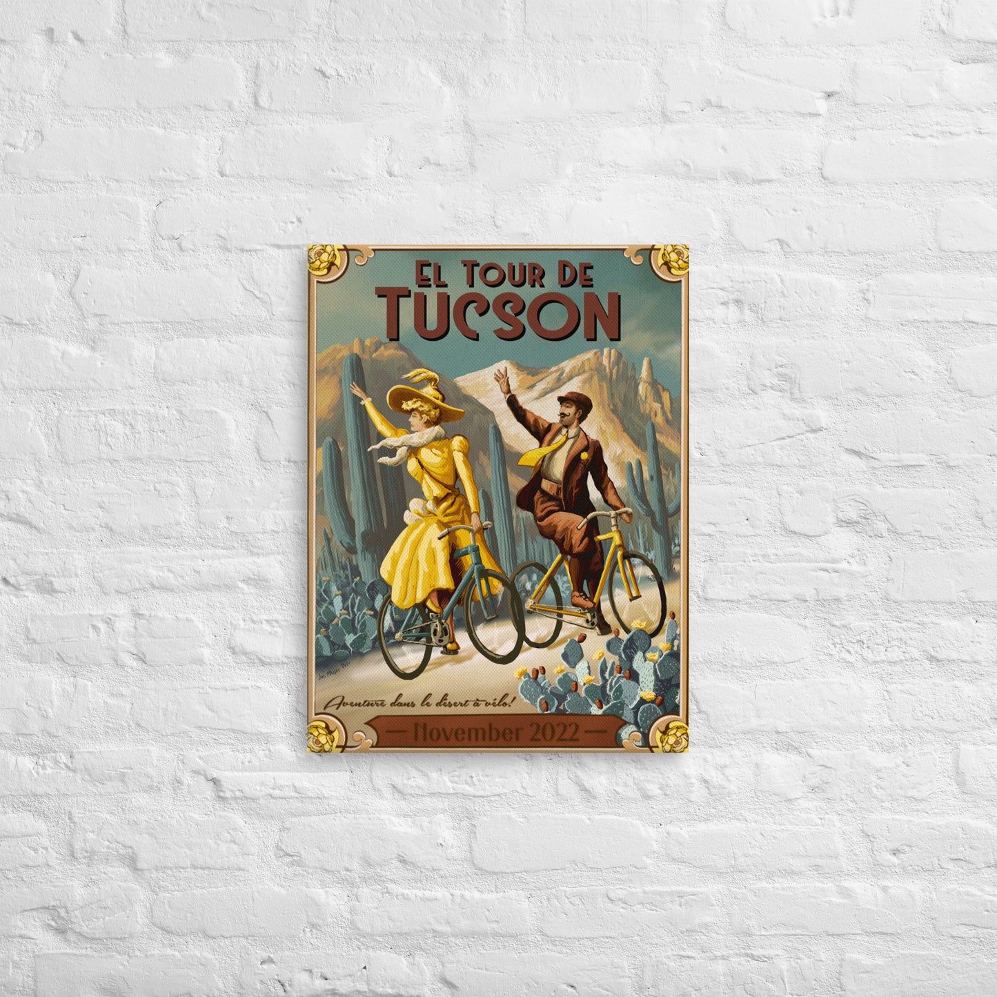 El Tour 2022 Mural by Joe Pagac | Canvas Print