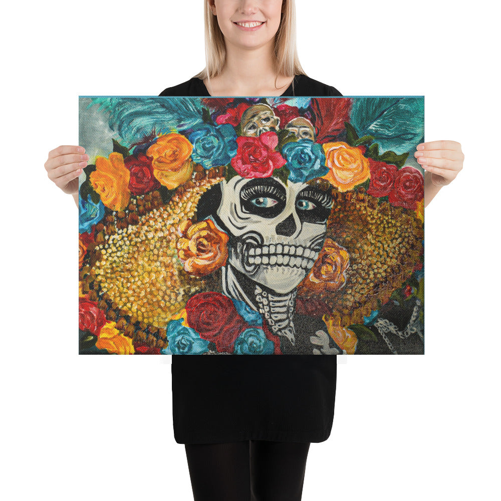 La Catrina by Andrea Rodriguez | Wrapped Canvas