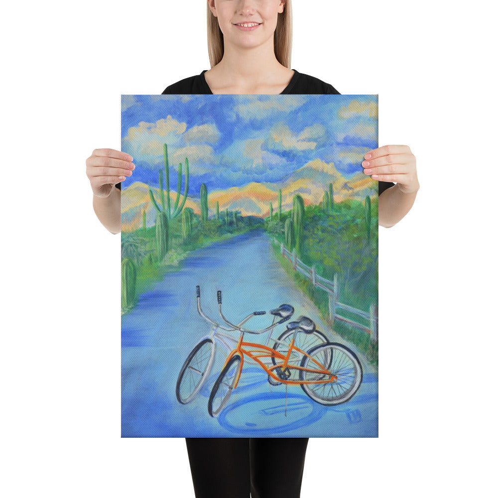 Bikes by Julie Bonner | Wrapped Canvas