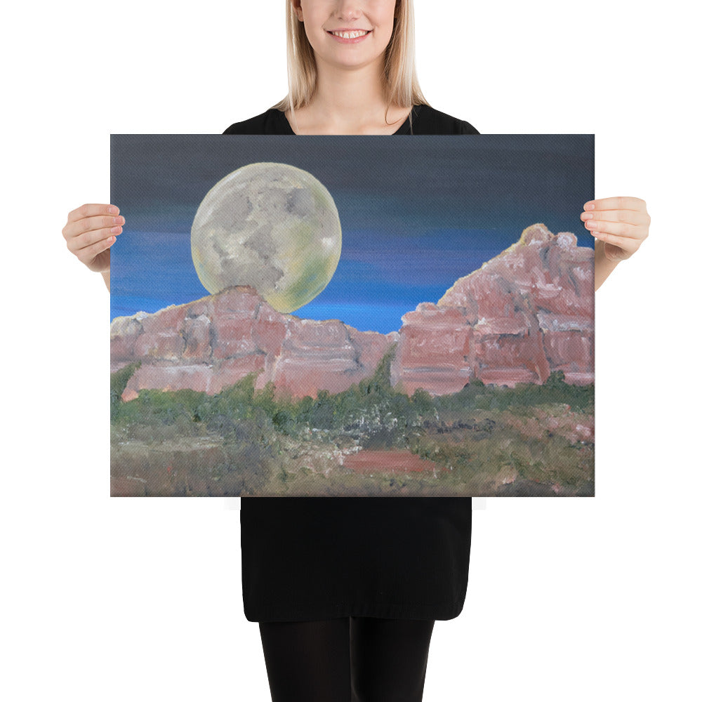 Supermoon by Steven Bye | Wrapped Canvas