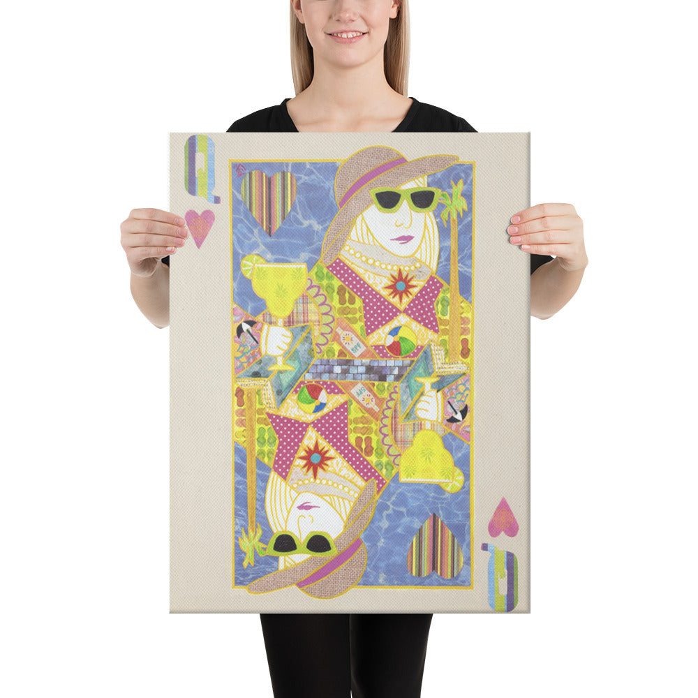 Queen of Hearts by Suzanne Villella | Wrapped Canvas