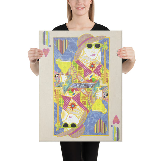 Queen of Hearts by Suzanne Villella | Wrapped Canvas