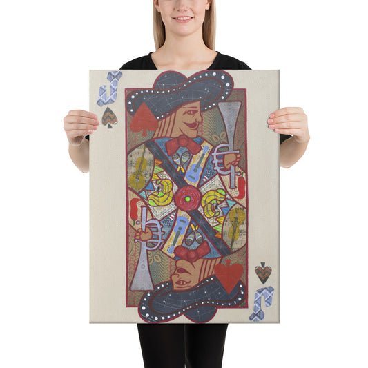 Jack of Spades by Suzanne Villella | Wrapped Canvas