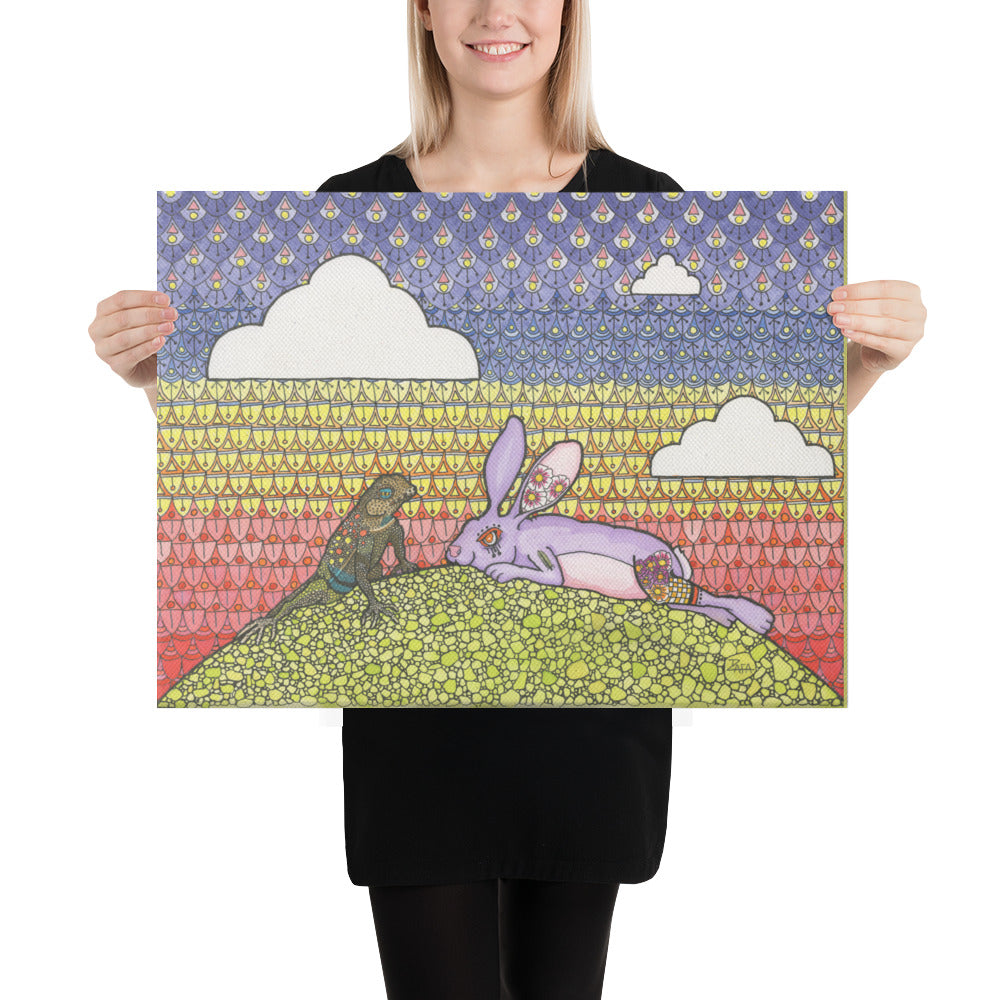 Peeps by Ralph Philabaum | Wrapped Canvas