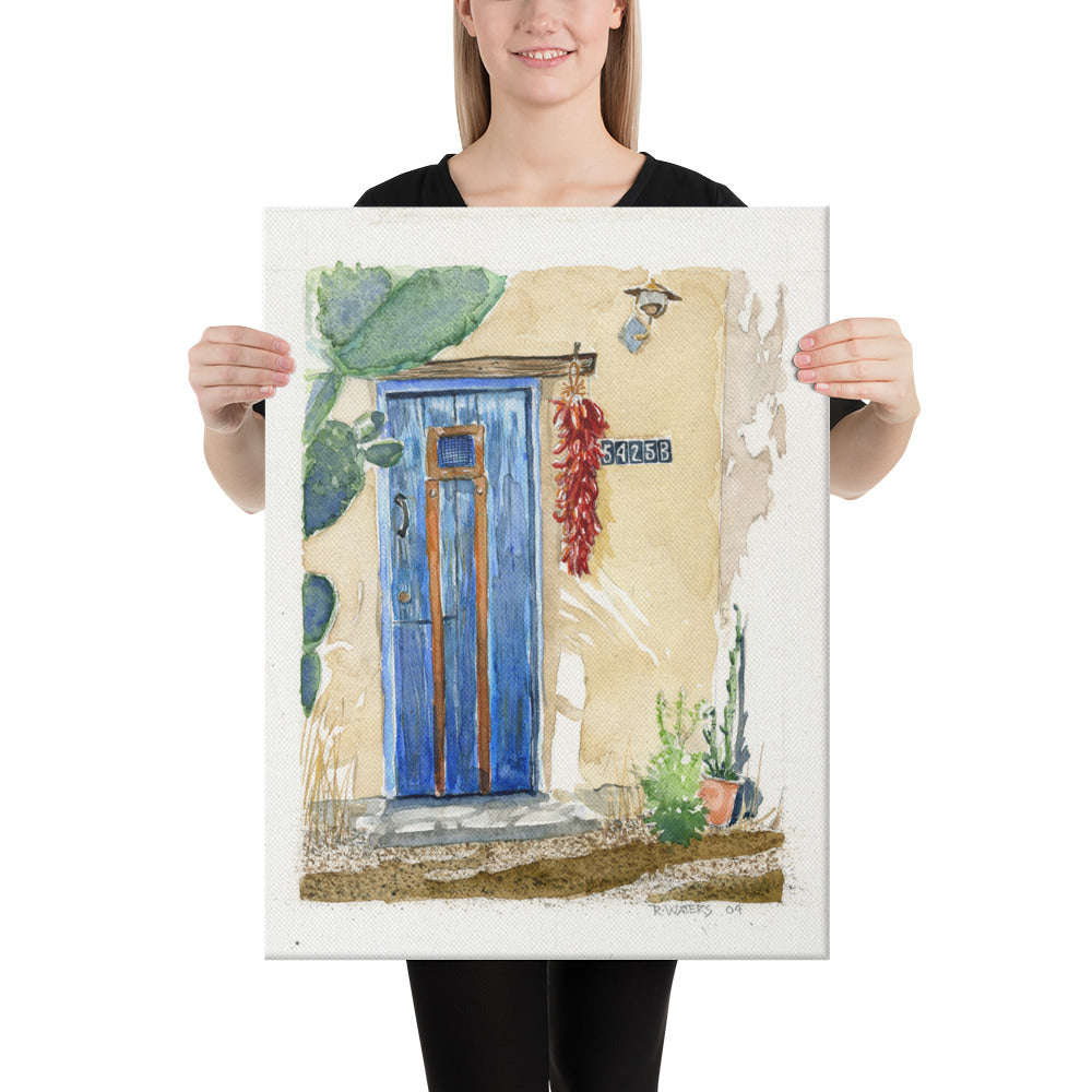 Blue Door Ft Lowell by Rob Waters | Wrapped Canvas