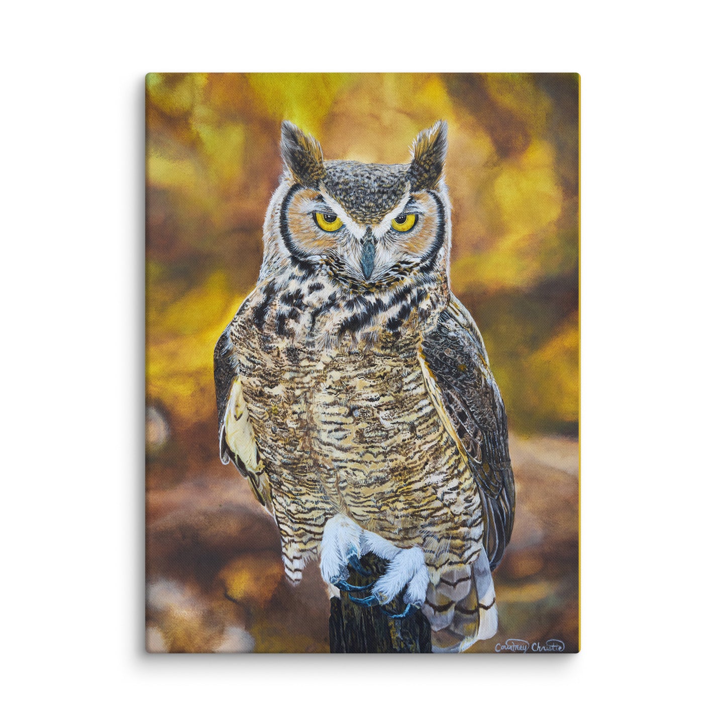 Unamused by Courtney Christie | Wrapped Canvas