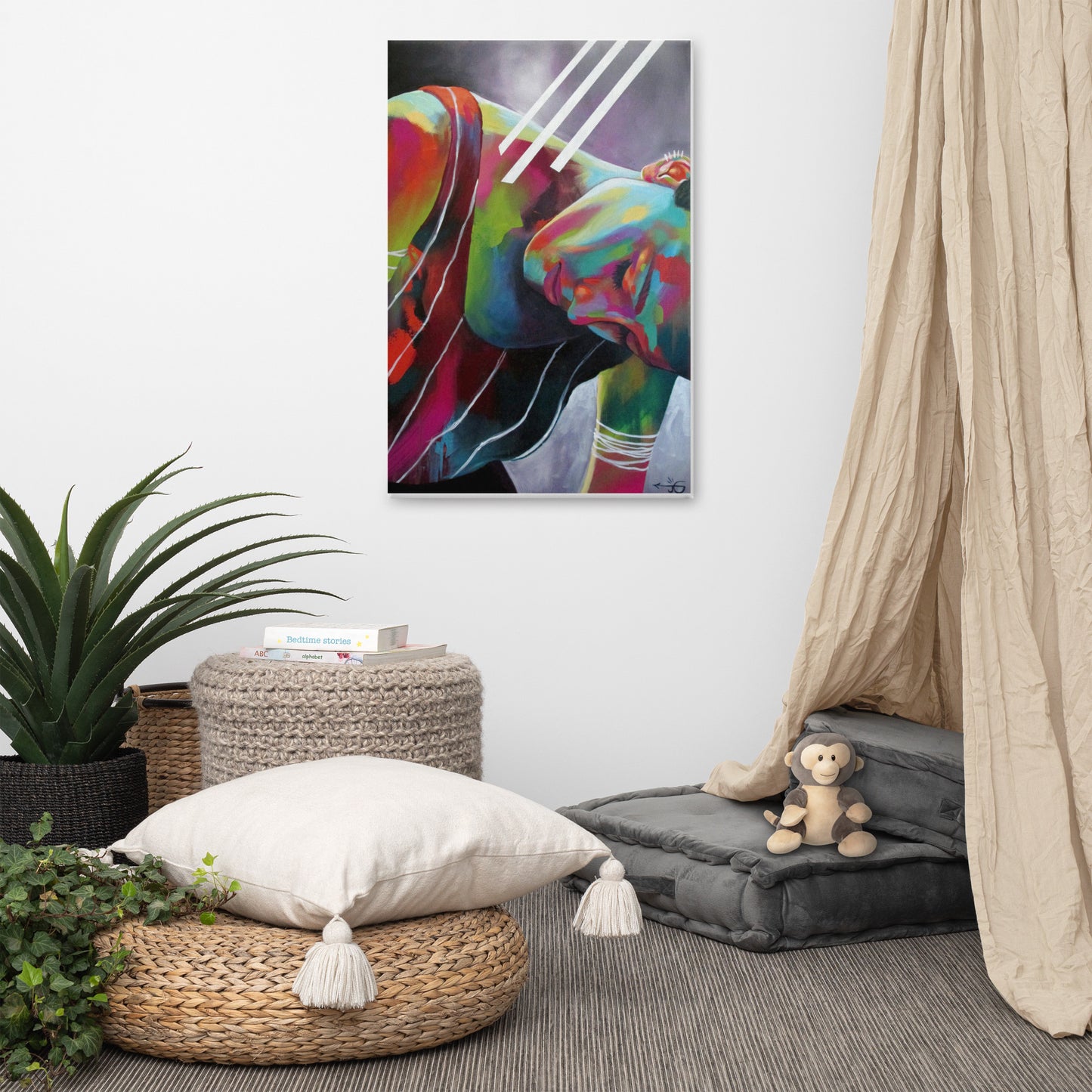 Dysregulation by Jessica Gonzales | Wrapped Canvas Print