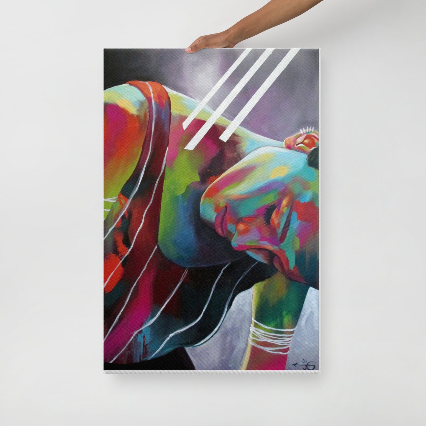 Dysregulation by Jessica Gonzales | Wrapped Canvas Print