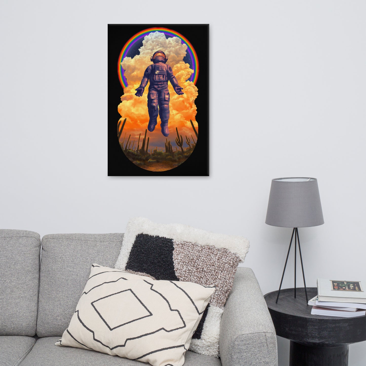 Spaceman Mural by Joe Pagac | Wrapped Canvas