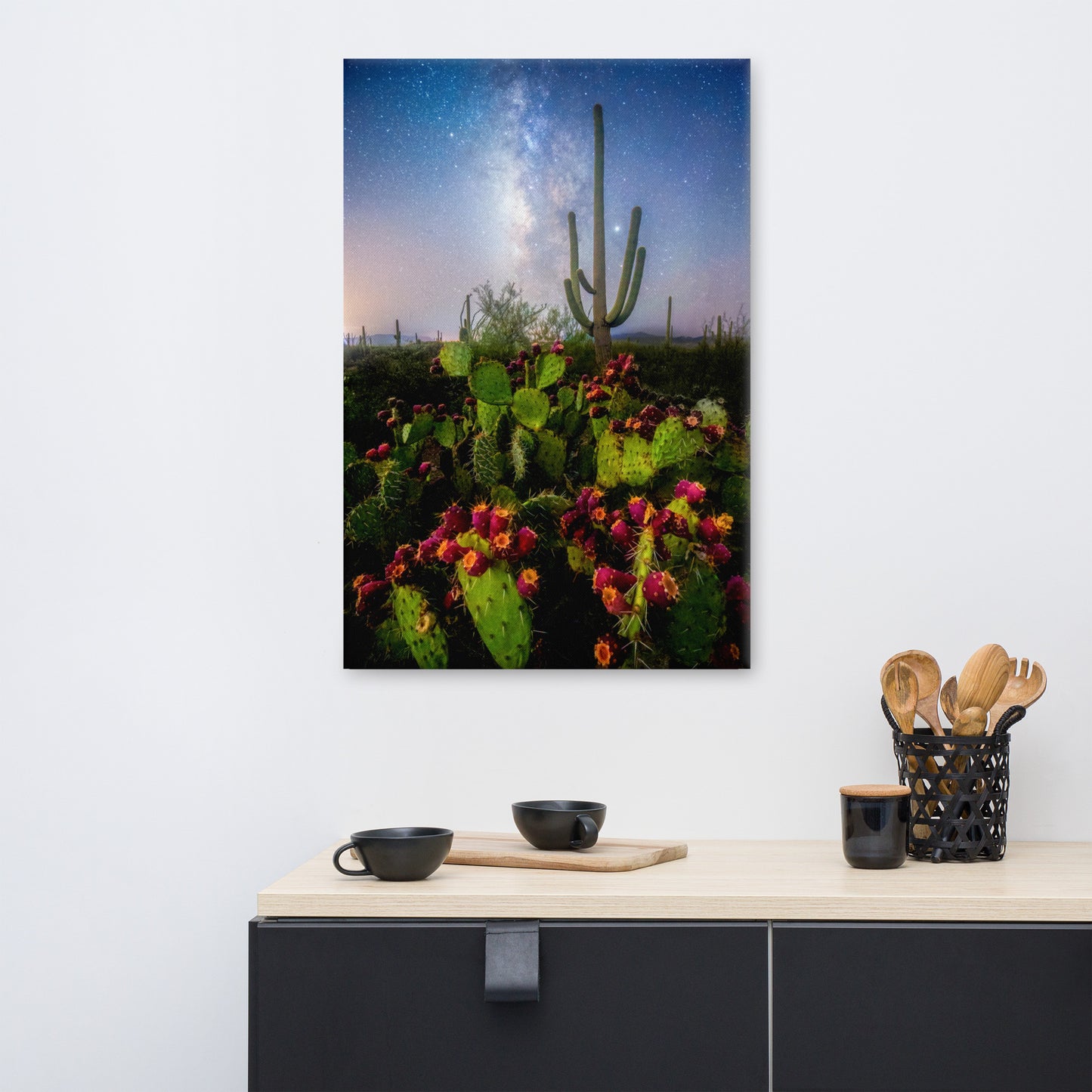 Milky Way Prickly Pear by Sean Parker Photography | Wrapped Canvas