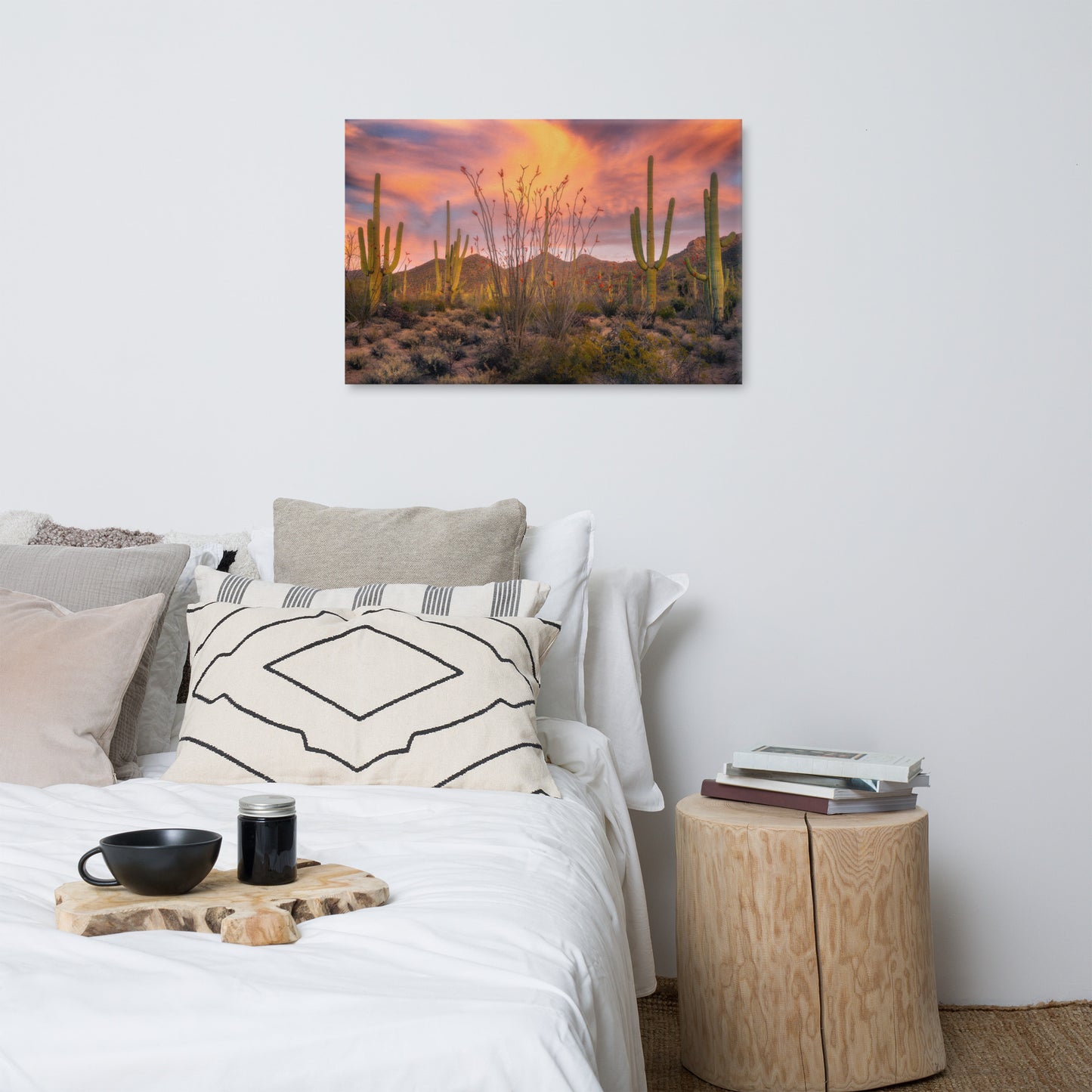 Tucson Mountain Park Sunset by Sean Parker Photography | Wrapped Canvas