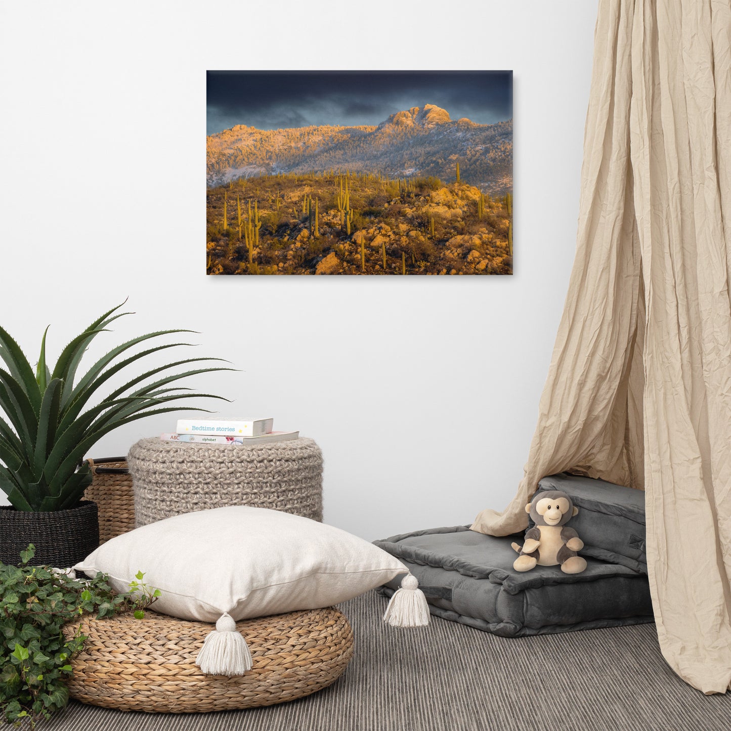 Rincon Mountain Snow by Sean Parker Photography | Wrapped Canvas