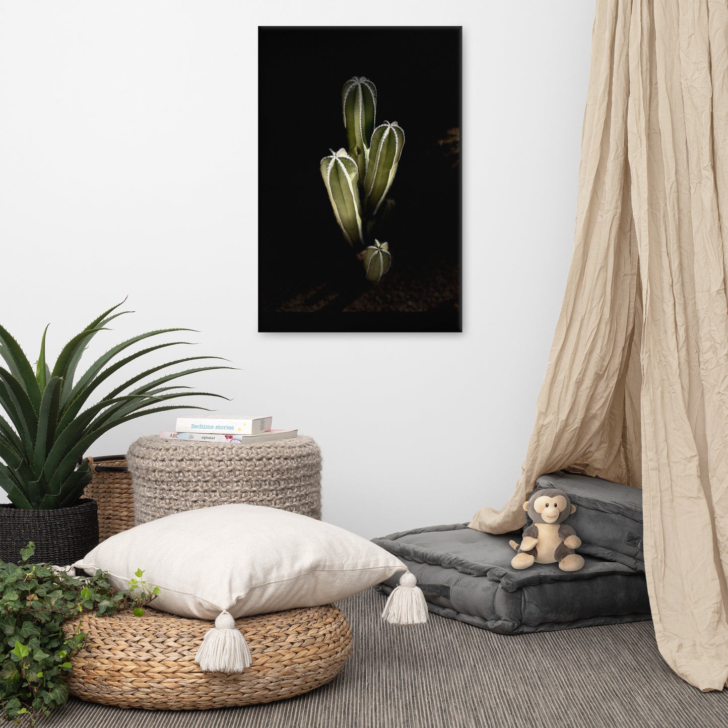Saguaro Quad by Enrique Aldana Photography | Wrapped Canvas