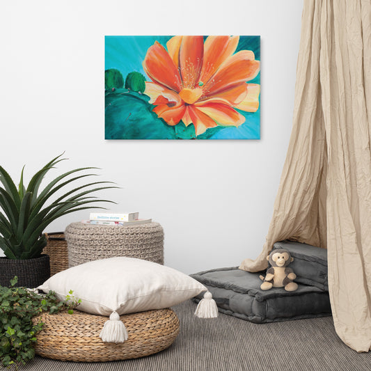 Desert Flower by Julie Bonner | Wrapped Canvas