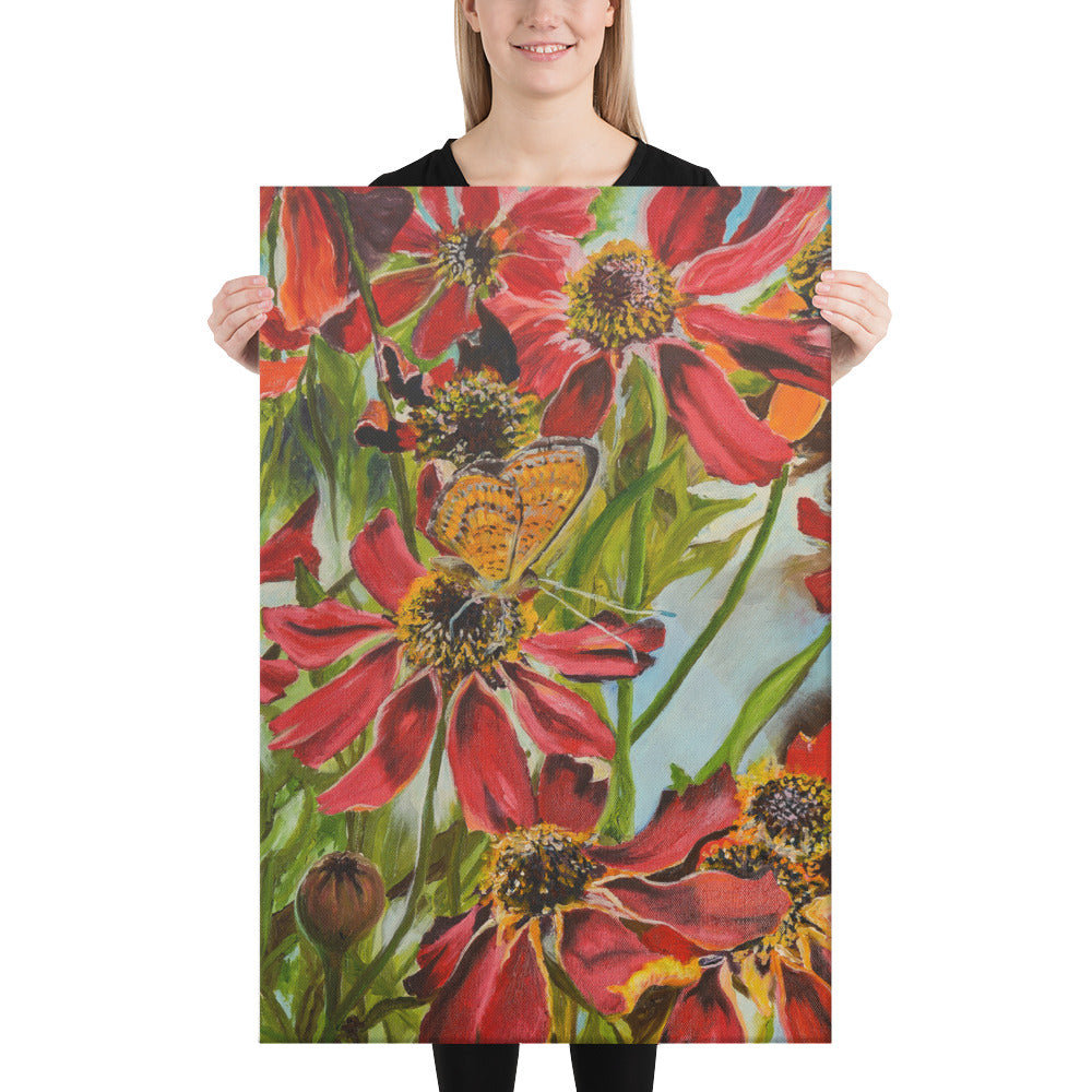 The Morning Garden by Andrea Rodriguez | Wrapped Canvas