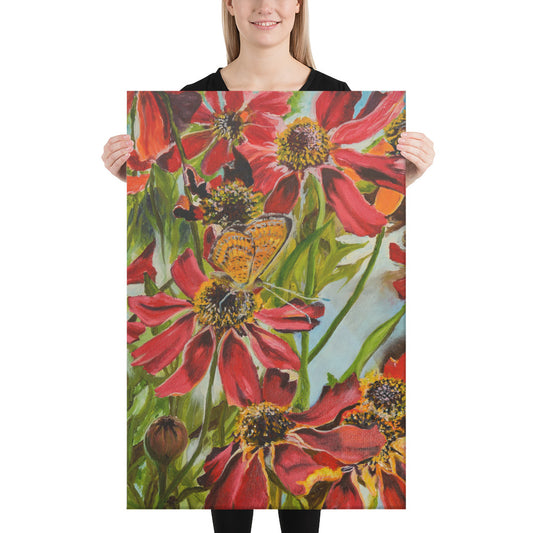 The Morning Garden by Andrea Rodriguez | Wrapped Canvas