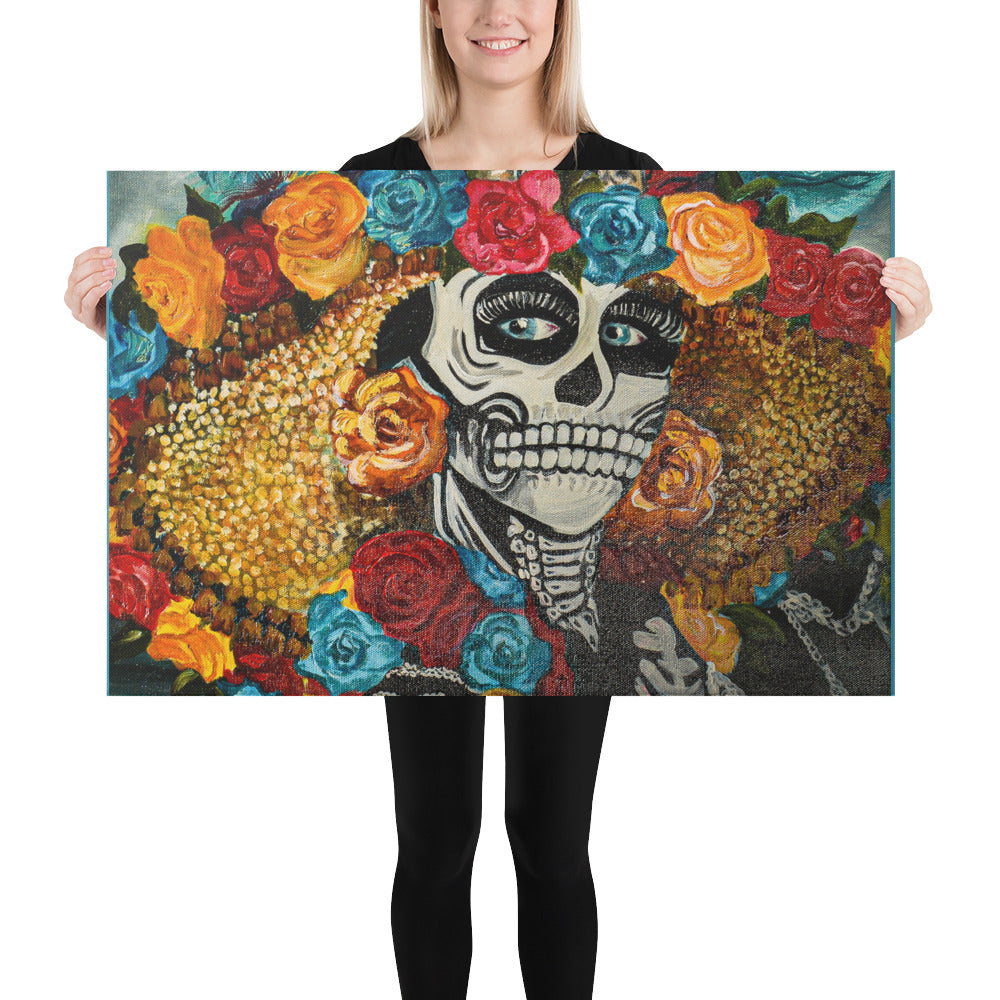 La Catrina by Andrea Rodriguez | Wrapped Canvas