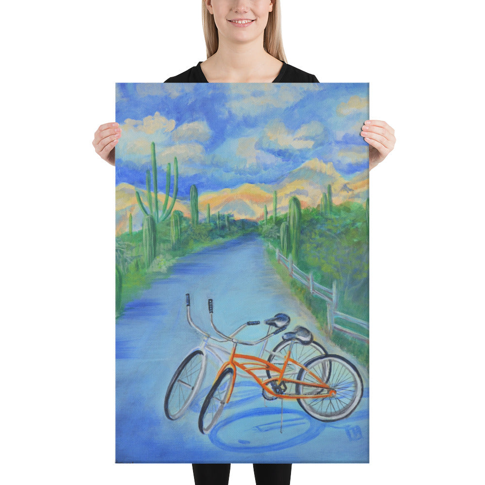 Bikes by Julie Bonner | Wrapped Canvas