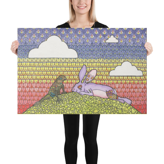 Peeps by Ralph Philabaum | Wrapped Canvas