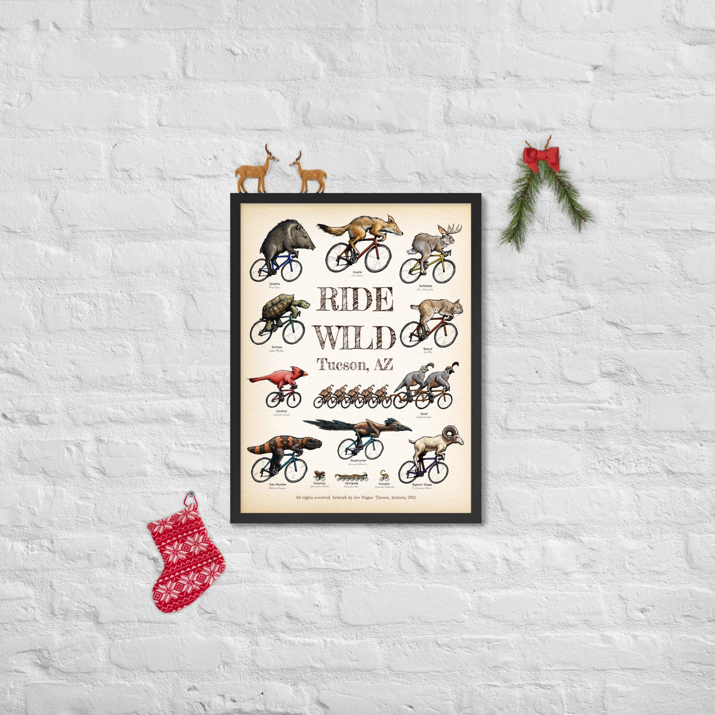 Ride Wild by Joe Pagac | Framed Poster