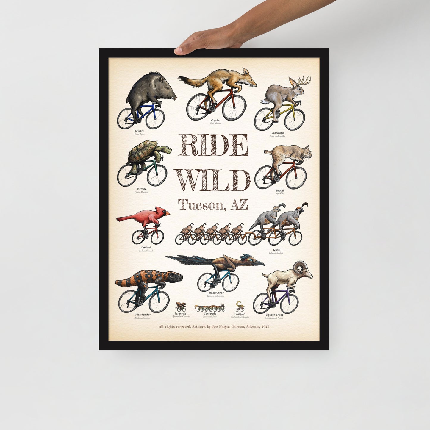 Ride Wild by Joe Pagac | Framed Poster