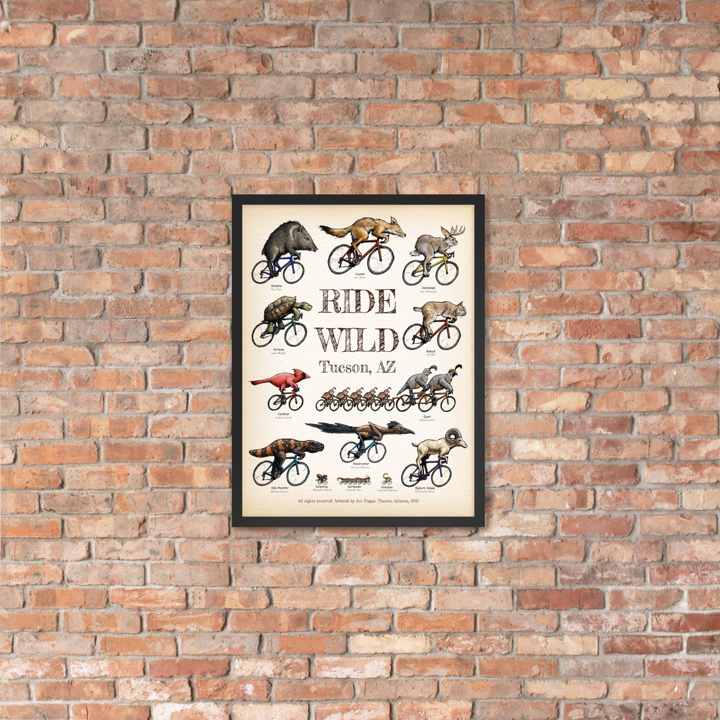 Ride Wild by Joe Pagac | Framed Poster